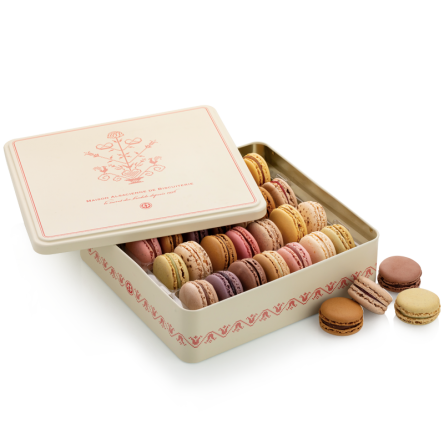 Macarons – 28-piece Luxury Tin Macarons – 28-piece Luxury Tin