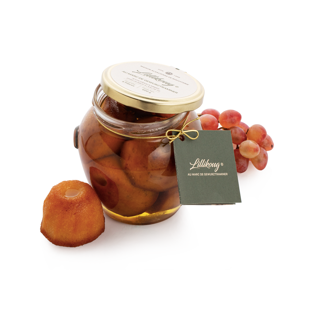 Lillikoug au Marc de Gewurztraminer, Kougelhopf mignardise | Maison ...