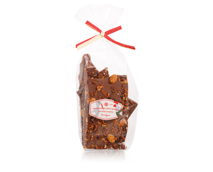 Caramelised milk chocolate almond bits Caramelised milk chocolate almond bits