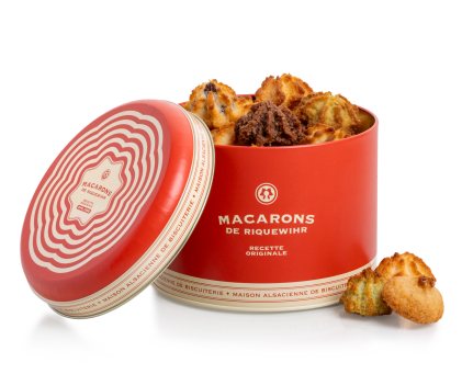 Boîte cadeau Macarons coco Toujours | Maison Alsacienne de Biscuiterie
