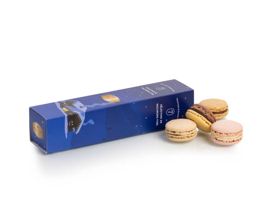 Macarons - 7 pieces Christmas Collection | Maison Alsacienne de Biscuiterie Macarons - 7 pieces Christmas Collection | Maison Alsacienne de Biscuiterie