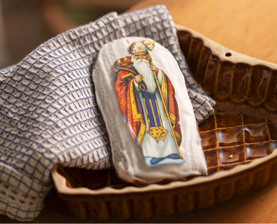 Saint-Nicolas Gingerbread (St-Nicolas), traditional iced gingerbread | Maison Alsacienne de Biscuiterie