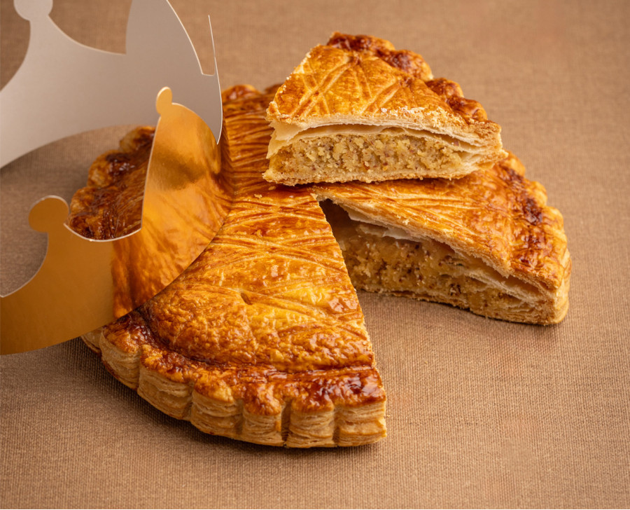 Frangipane Galette des Rois, almond cream and rum for Epiphany | Maison Alsacienne de Biscuiterie