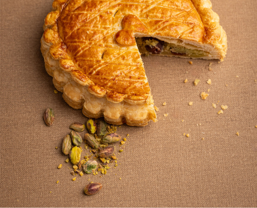 Galette des Rois Pistache Griotte pour l’Epiphanie | Maison Alsacienne de Biscuiterie