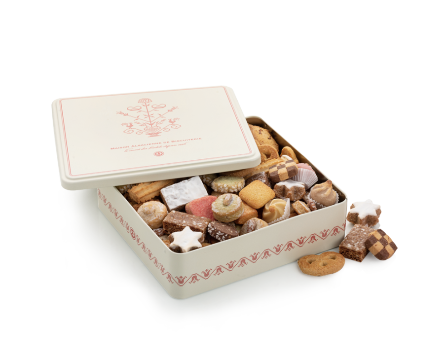 Coffret intégral de biscuits, pains d'épices
