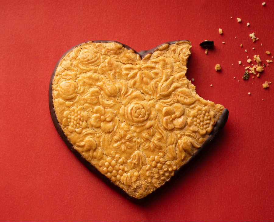 Coeur vanillé - biscuit pour la Saint-Valentin Coeur vanillé - biscuit pour la Saint-Valentin