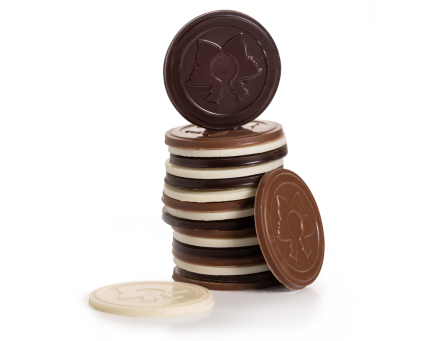 Palets fins au chocolat - Pastille chocolatée pour Pâques