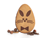 Easter Bunny, chocolate & hazelnut butter biscuit | Maison Alsacienne de Biscuiterie