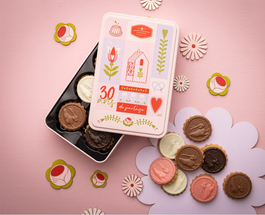 Osterlieb, Easter biscuits, praline, chocolate | Maison Alsacienne de Biscuiterie