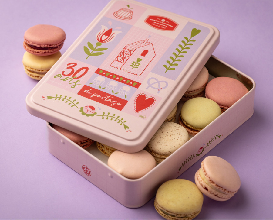 Macarons fins - Sélection Printemps