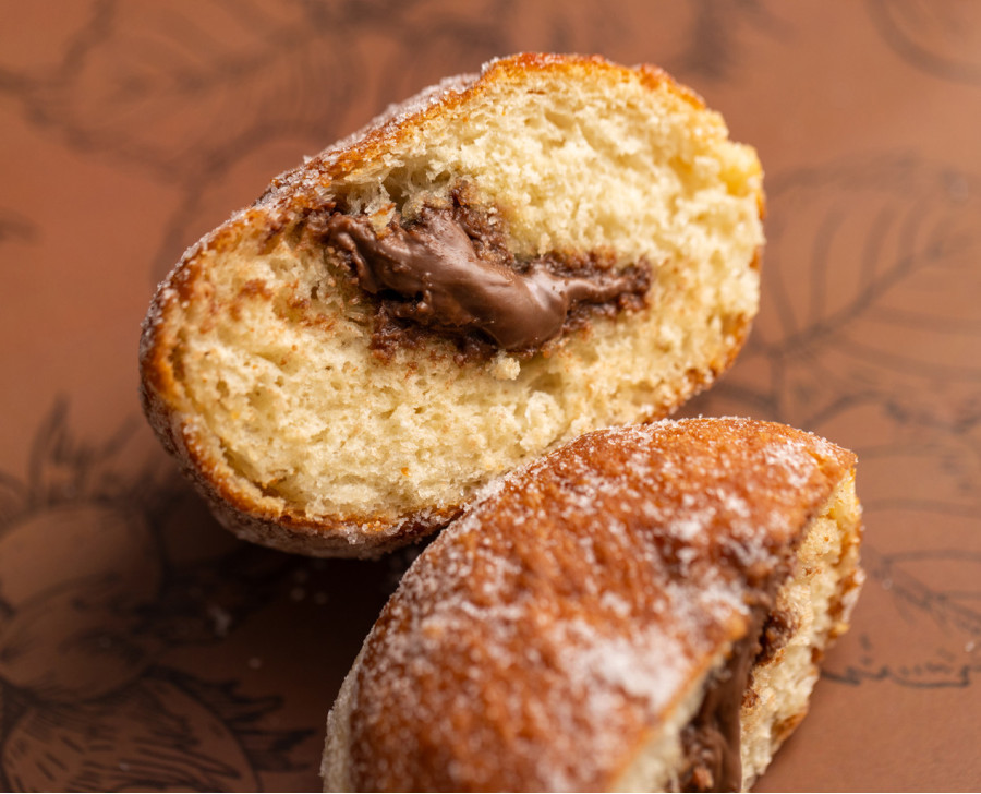 Chocolate & Hazelnut Beignet - Decadent beignet | Maison Alsacienne de Biscuiterie