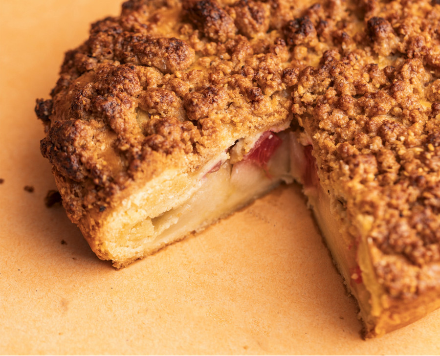 Streusel pomme-rhubarbe Streusel pomme-rhubarbe