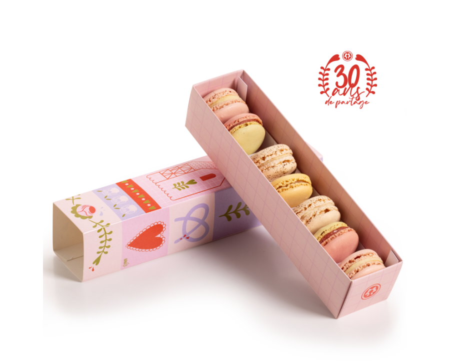 Macarons fins - Etui de Printemps Macarons fins - Etui de Printemps