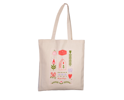 30th Anniversary Tote Bag, Screen-Printed Heavyweight Cotton | Maison Alsacienne de Biscuiterie