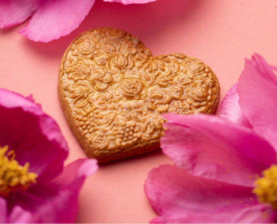 Vanilla Heart, heart-shaped butter biscuit | Mothers’ Day 2026 | Maison Alsacienne de Biscuiterie