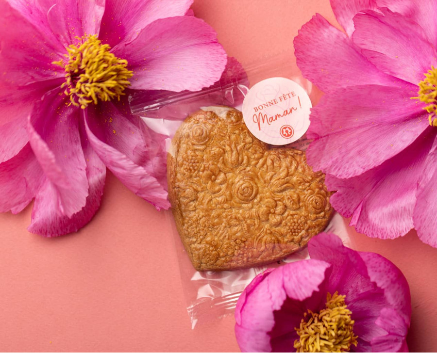 Vanilla Heart, heart-shaped butter biscuit | Mothers’ Day 2026 | Maison Alsacienne de Biscuiterie