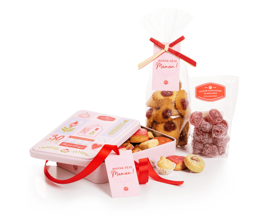 Fleurs d'Amour, Mothers' Day 2026 Biscuit Gift Selection | Maison Alsacienne de Biscuiterie
