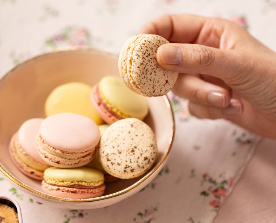Etui de macarons fins pour la Fête des mères