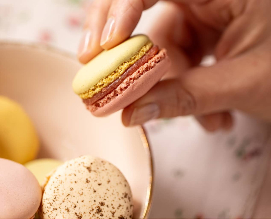 Etui de macarons fins pour la Fête des mères