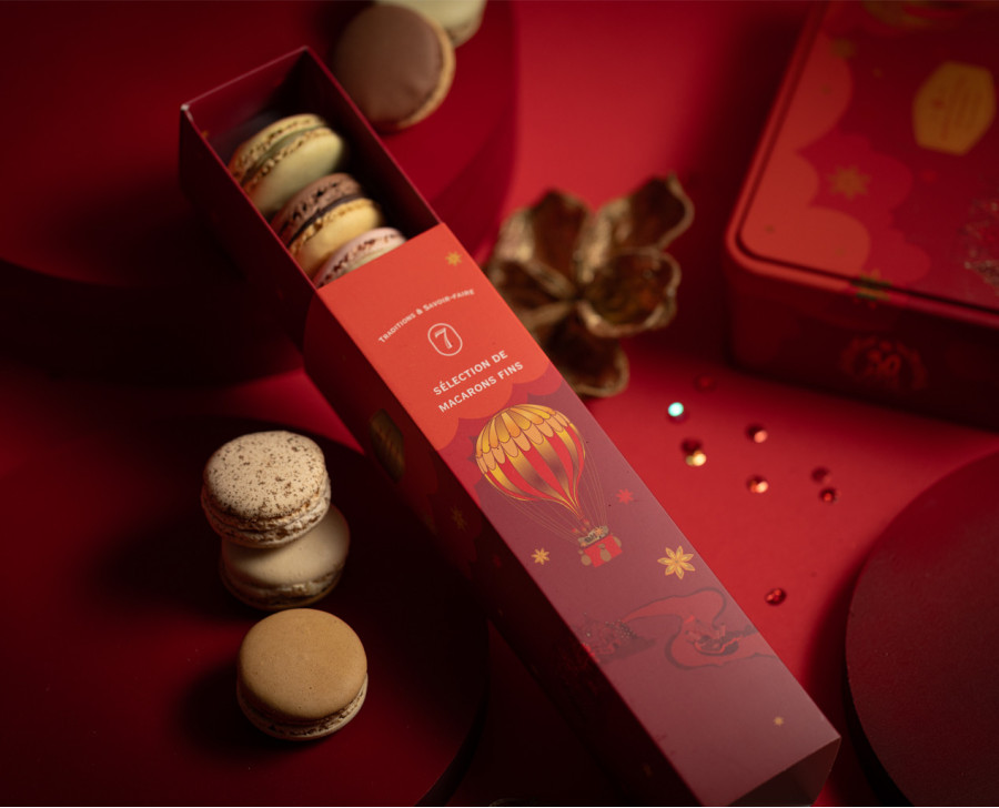 Macarons - 7-pieces Christmas Collection Macarons - 7-pieces Christmas Collection