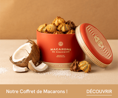 Nouvelle boite de macarons coco