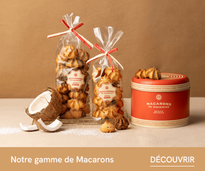 Notre gamme de macarons