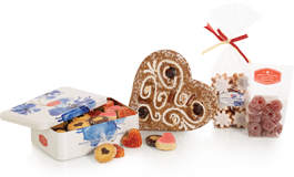 Bouquet d'amour: set of 4 biscuits and delights for Mother's Day