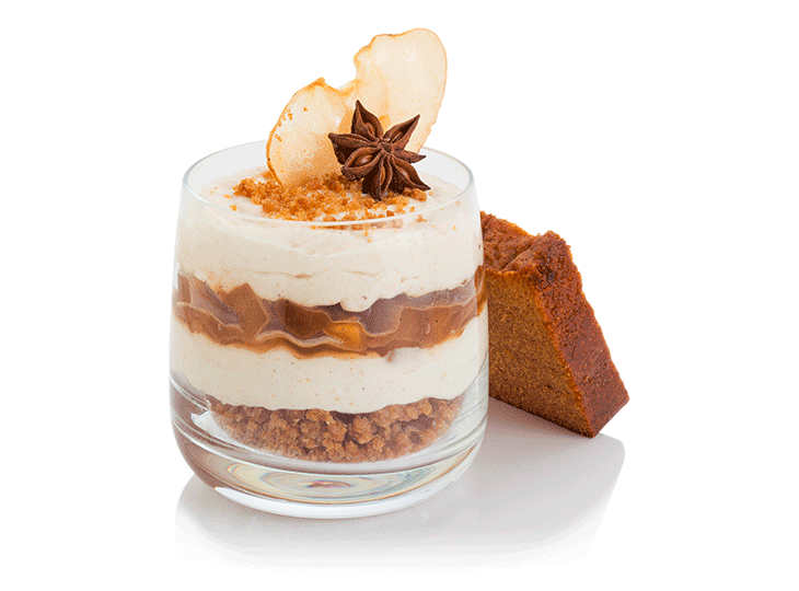 Gingerbread, Festive Verrine Recipe