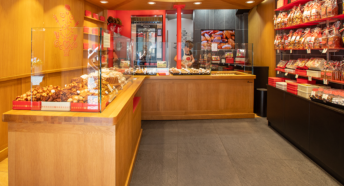 Photo intérieure de la boutique rue des Serruriers