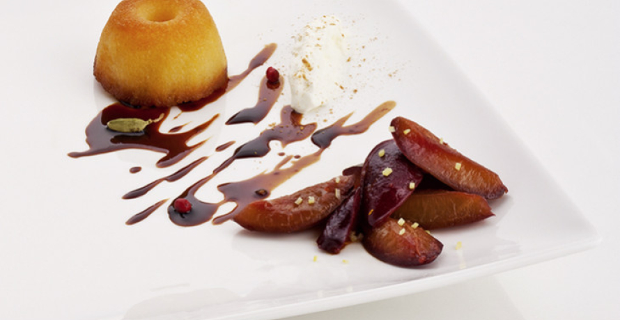 Recette : Lillikoug® et sa poêlée de Quetsches d'Alsace